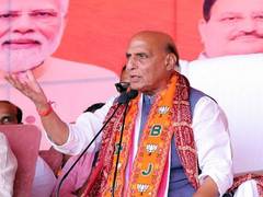 
      
      Rajnath Singh accuses Congress, JMM of looting Jharkhand
      
      