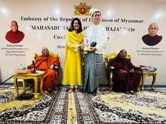 
      
      Dr Rashmi Saluja conferred International Buddha Peace Award 
      
      