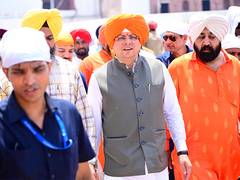 
      
      CM Pushkar Singh Dhami visits Golden Temple
      
      