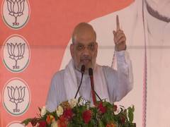 
      
      Amit Shah at Ballia public rally in Uttar Pradesh
      
      