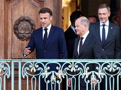 
      
      France, Germany back Ukraine's right to target Russian bases
      
      