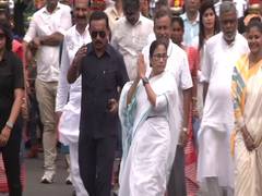 
      
      West Bengal CM Mamata Banerjee holds padyatra in Jadavpur
      
      