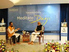 
      
      Daaji to speak on International Day of Yoga
      
      