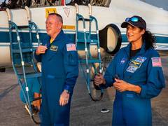 
      
      Sunita Williams flies on her third space mission tonight
      
      