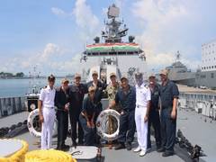 
      
      Indian Naval Ship Shivalik departs for Japan
      
      