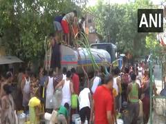 
      
      Water crisis: Residents scramble for water with empty buckets
      
      