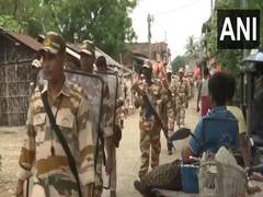 
      
      West Bengal: Security forces carry out flag march in Sandeshkhali
      
      