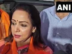 
      
       “Very happy”: Hema Malini on her Mathura win in LS polls 
      
      