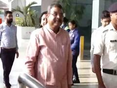 
      
      Dharmendra Pradhan leaves for Delhi after BJP's win in Odisha
      
      