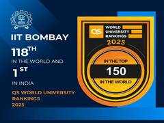 
      
      IIT Bombay improved its rank in QS World University Rankings
      
      