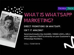 
      
      Troika Tech Mumbai Launches New WhatsApp Marketing Services
      
      