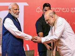 
      
      Amit Shah congratulates PM Modi on being unanimously elected as l
      
      