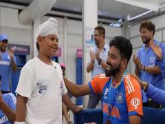 
      
      Siraj bags 'Fielder of the Match' after India's win over Ireland
      
      
