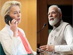 
      
      EU Commission President speaks to PM Modi
      
      