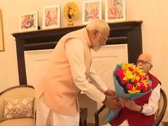 
      
      PM Modi meets senior BJP leaders LK Advani, Murli Manohar Joshi
      
      