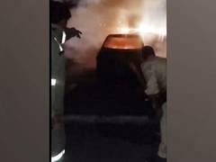 
      
      UP: Car catches fire in Noida, no casualties reported
      
      