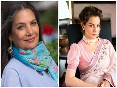 
      
      Shabana Azmi reacts to airport incident involving Kangana Ranaut
      
      