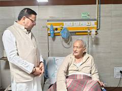 
      
      Uttarakhand CM Dhami calls on ex Maharashtra Governor Koshyari
      
      