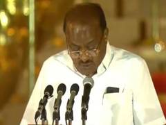 
      
      Former Karnataka CM Kumaraswamy takes oath as Union Minister
      
      