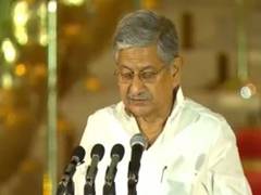 
      
      JDU's Lalan Singh sworn in as Union Minister in NDA government
      
      