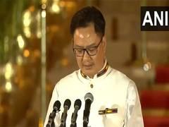 
      
      Kiren Rijiju takes oath as Union Minister in Modi 3.0 cabinet
      
      