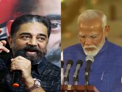 
      
      Kamal Haasan congratulates PM Modi on his third term
      
      