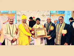 
      
      HH Shri Rajrajeshwar Guruji Receives Bharat Gaurav Award in Paris
      
      
