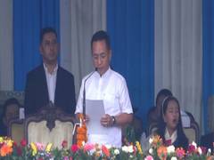 
      
      Prem Singh Tamang takes oath as Sikkim CM for second term
      
      