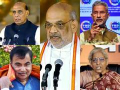
      
      Rajnath, Amit Shah, Sitharaman, Jaishankar retain portfolios
      
      