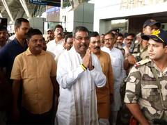 
      
      Dharmendra Pradhan makes first visit to Odisha
      
      