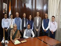 
      
      Nirmala Sitharaman formally takes charge of finance ministry
      
      