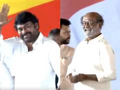 
      
      Chiranjeevi, Rajinikanth attend Andhra CM's swearing-in ceremony
      
      