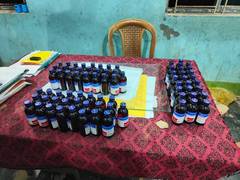 
      
      Tripura police seizes illicit 'Eskuf' cough syrup in Rangutia 
      
      