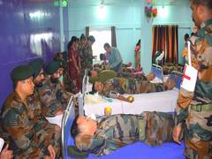 
      
      World Blood Donor Day: Assam Rifles organise blood donation camp
      
      