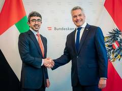 
      
      Chancellor of Austria receives Abdullah bin Zayed in Vienna
      
      