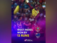 
      
      T20 WC: WI through to Super Eights after beating NZ by 13 runs
      
      