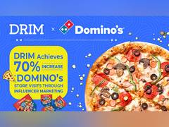 
      
      DRIM Achieves 70 per cent Increase in Domino's Store Visits 
      
      
