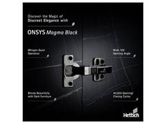 
      
      Hettich Launches Onsys Magma Black Hinge for Dark-Wood Furniture
      
      