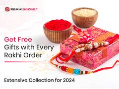 
      
      Rakhibazaar.com: Enjoy Free Gifts with Every Rakhi Purchase!
      
      