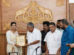 
      
      Kerala honours Malayali Cannes Film Fest laureates
      
      