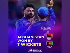 
      
      T20 WC: Afghanistan make it to Super Eights with win over PNG
      
      