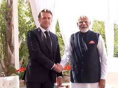 
      
      PM Modi holds bilateral meeting with French President Macron
      
      