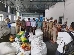 
      
      Telangana: Drug Disposal Committee destroys 5006 kgs of Ganja
      
      
