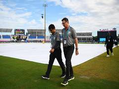
      
      Toss for Super 8 defining clash between Ireland-USA delayed 
      
      