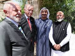 
      
      G7: PM Modi meets leaders of Turkey, UAE, Brazil, Jordan
      
      