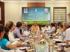 
      
      Agriculture Minister reviews preparation of kharif crop season
      
      