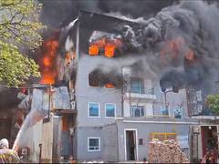 
      
      Fire breaks out at packaging factory in Ghaziabad
      
      