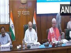 
      
      Amit Shah chairs high-level meeting to review J-K security
      
      