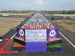 
      
      Daman: Yoga session organised at Indian Coast Guard Air Station
      
      