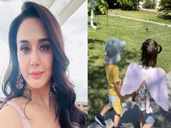 
      
      Preity Zinta drops cute pic of twin kids Gia and Jai
      
      